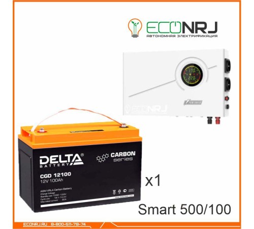 ИБП Powerman Smart 500 INV + Delta CGD 12100