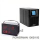 ИБП POWERMAN ONLINE 1000 Plus + CSB GPL121000