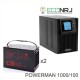 ИБП POWERMAN ONLINE 1000 Plus + CSB GPL121000