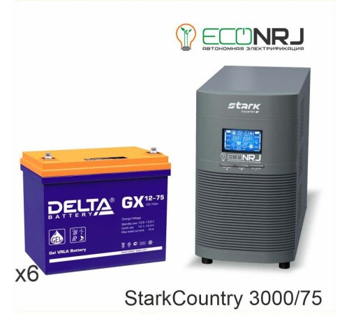 Stark Country 3000 Online, 12А + Delta GX 12-75