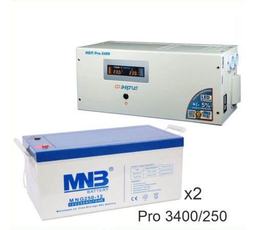 Энергия PRO-3400 + Аккумуляторная батарея MNB MNG250-12