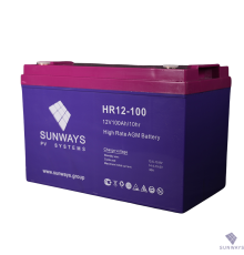 Аккумуляторная батарея SUNWAYS HR 12-100