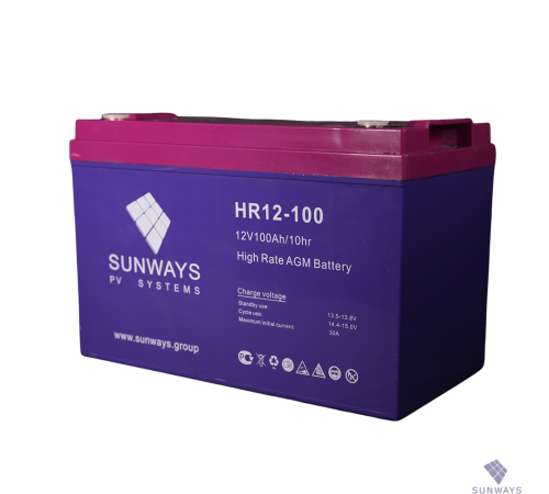 Аккумуляторная батарея SUNWAYS HR 12-100