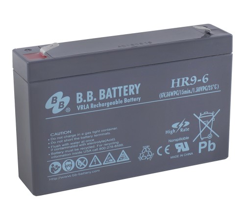 Аккумуляторная батарея B.B.Battery HR 9-6