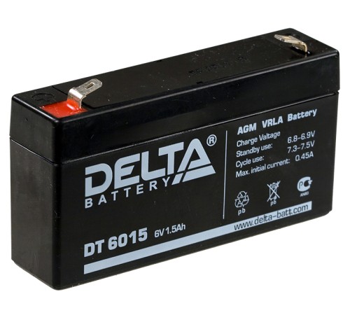 Аккумуляторная батарея Delta DT 6015