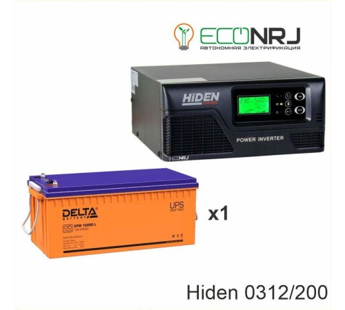 ИБП Hiden Control HPS20-0312 + Delta DTM 12200 L