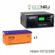 ИБП Hiden Control HPS20-0312 + Delta DTM 12200 L