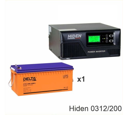 ИБП Hiden Control HPS20-0312 + Delta DTM 12200 L