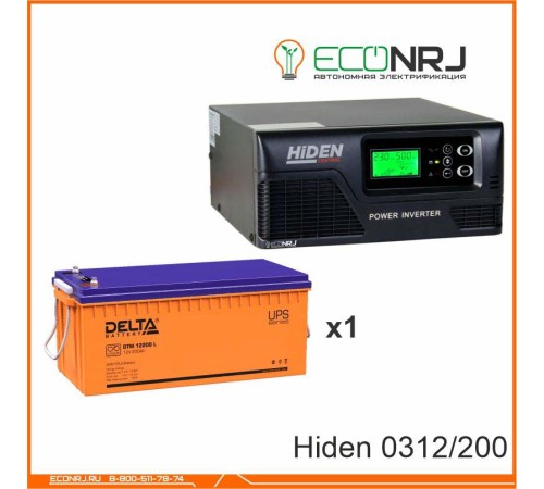 ИБП Hiden Control HPS20-0312 + Delta DTM 12200 L