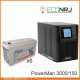 ИБП POWERMAN ONLINE 3000 Plus + Vektor GL 12-150