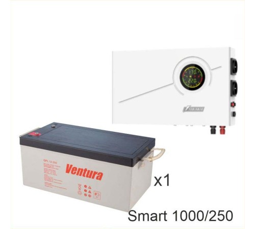 ИБП Powerman Smart 1000 INV + Ventura GPL 12-250