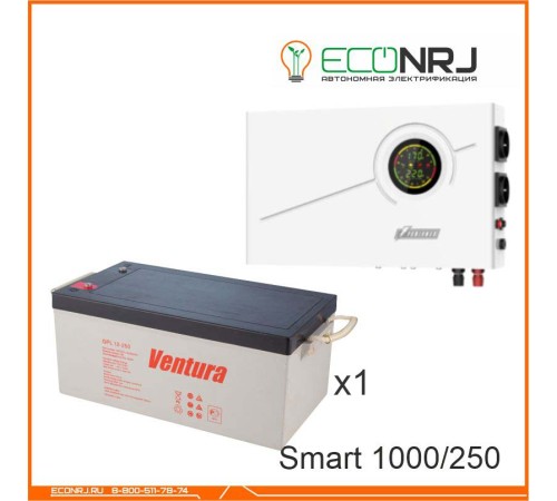 ИБП Powerman Smart 1000 INV + Ventura GPL 12-250