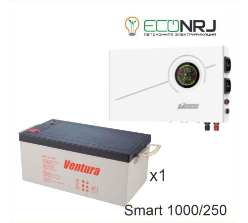 ИБП Powerman Smart 1000 INV + Ventura GPL 12-250