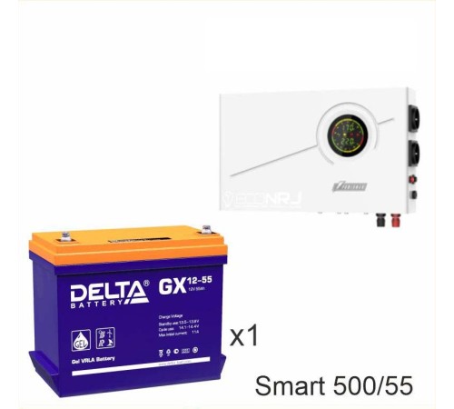 ИБП Powerman Smart 500 INV + Delta GX 12-55