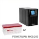 ИБП POWERMAN ONLINE 1000 Plus + MNB MМ200-12