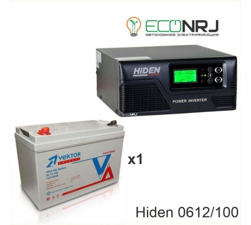 ИБП Hiden Control HPS20-0612 + Vektor GL 12-100