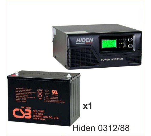 ИБП Hiden Control HPS20-0312 + CSB GPL12880