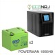 ИБП POWERMAN ONLINE 1000 Plus + WBR GPL12400