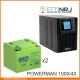 ИБП POWERMAN ONLINE 1000 Plus + WBR GPL12400