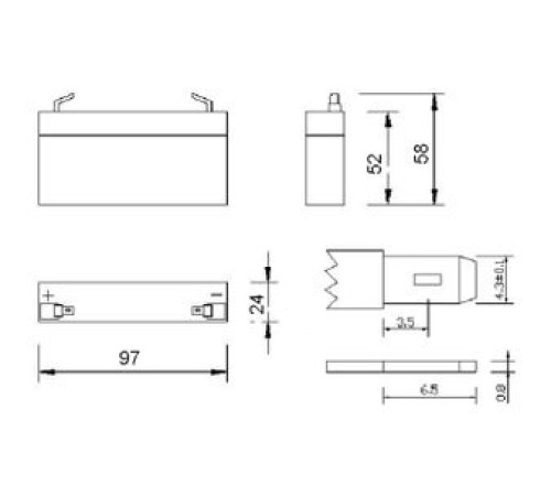 Аккумуляторная батарея Delta DT 6012