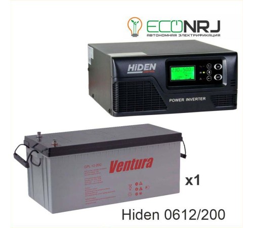 ИБП Hiden Control HPS20-0612 + Ventura GPL 12-200