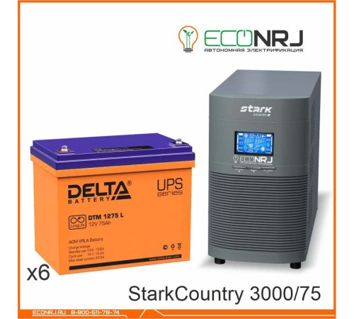 Stark Country 3000 Online, 12А + Delta DTM 1275 L