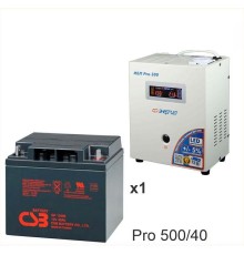 Энергия PRO-500 + Аккумуляторная батарея CSB GP12400