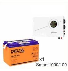 ИБП Powerman Smart 1000 INV + Delta GEL 12-100