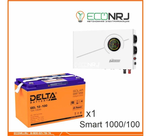 ИБП Powerman Smart 1000 INV + Delta GEL 12-100