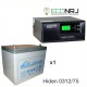 ИБП Hiden Control HPS20-0312 + LEOCH DJM1275