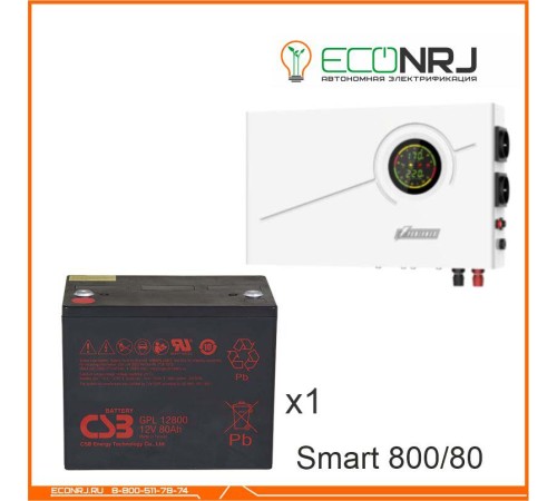 ИБП Powerman Smart 800 INV + CSB GPL12800