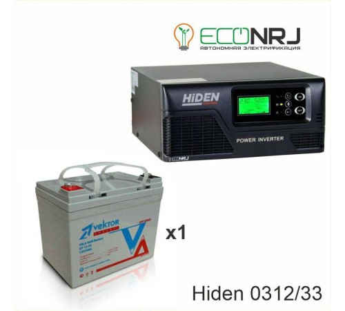 ИБП Hiden Control HPS20-0312 + Vektor GL 12-33