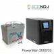 ИБП POWERMAN ONLINE 2000 Plus + Vektor GL 12-33