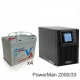 ИБП POWERMAN ONLINE 2000 Plus + Vektor GL 12-33