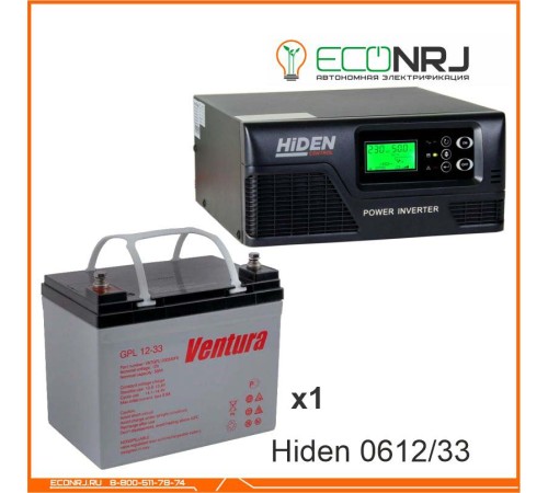 ИБП Hiden Control HPS20-0612 + Ventura GPL 12-33