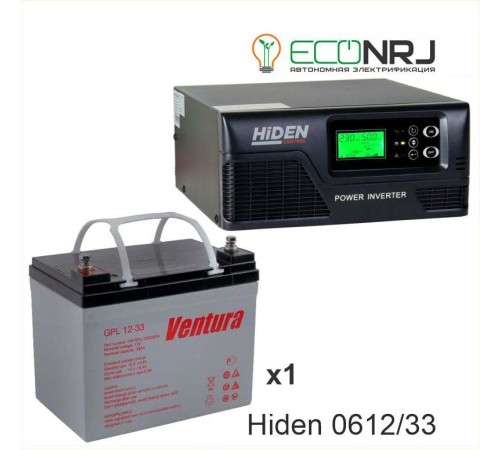 ИБП Hiden Control HPS20-0612 + Ventura GPL 12-33