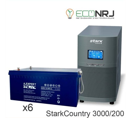 Stark Country 3000 Online, 12А + ETALON AHRX 12-200 GL