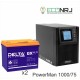 ИБП POWERMAN ONLINE 1000 Plus + Delta GX 12-75