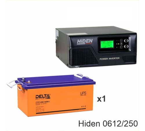 ИБП Hiden Control HPS20-0612 + Delta DTM 12250 L