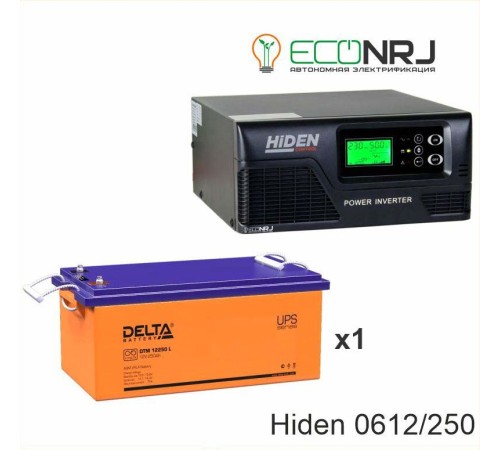 ИБП Hiden Control HPS20-0612 + Delta DTM 12250 L