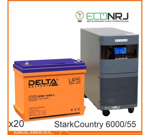 Stark Country 6000 Online, 12А + Delta DTM 1255 L