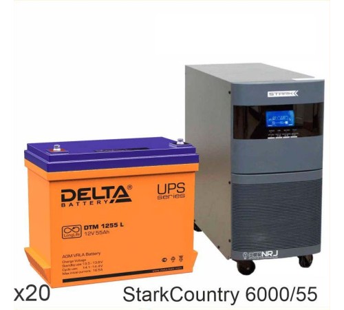 Stark Country 6000 Online, 12А + Delta DTM 1255 L