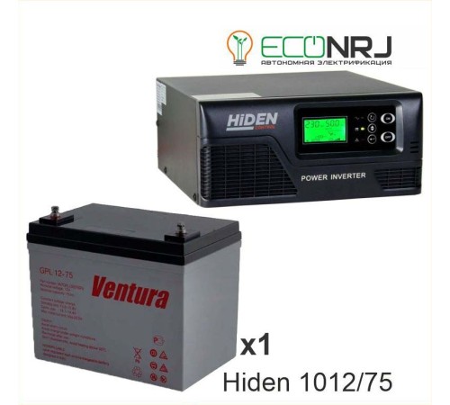 ИБП Hiden Control HPS20-1012 + Ventura GPL 12-75