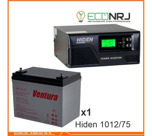 ИБП Hiden Control HPS20-1012 + Ventura GPL 12-75