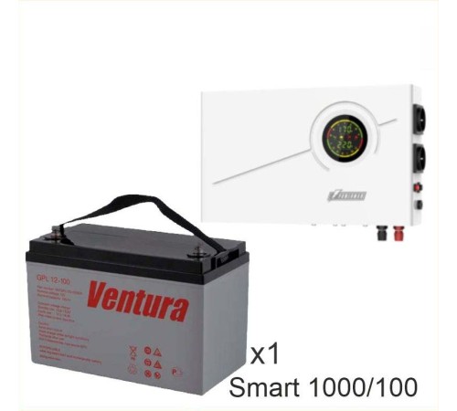 ИБП Powerman Smart 1000 INV + Ventura GPL 12-100