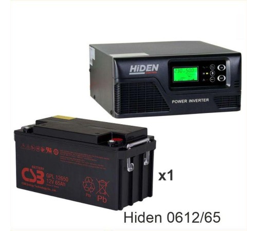 ИБП Hiden Control HPS20-0612 + CSB GPL12650