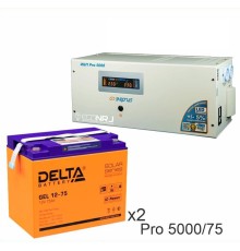 Энергия PRO-5000 + Аккумуляторная батарея Delta GEL 12-75