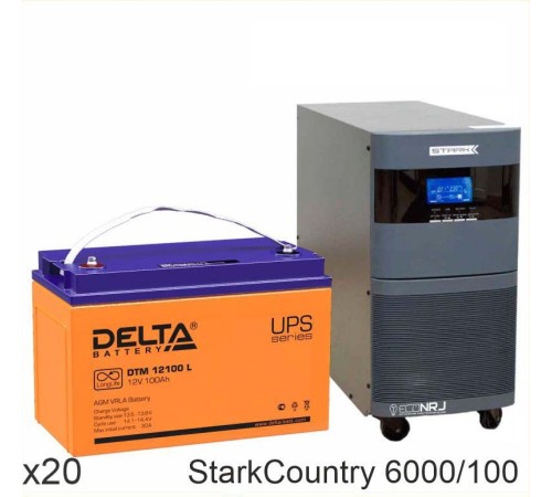 Stark Country 6000 Online, 12А + Delta DTM 12100 L