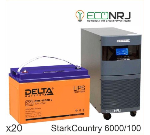 Stark Country 6000 Online, 12А + Delta DTM 12100 L