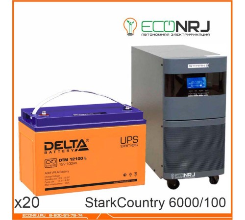 Stark Country 6000 Online, 12А + Delta DTM 12100 L